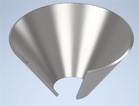 sheet metal cone template|sheet metal funnel layout.